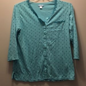 Women’s Blue Print Pajamas